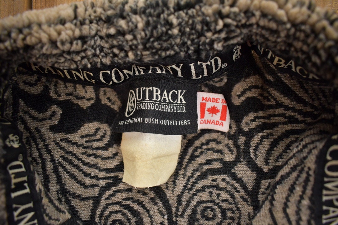 Vintage 1990s Outback Trading Company Fleece Sweater