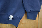 Vintage 1990s Discus Athletic Blank Blue Crewneck Sweatshirt Men's Medium
