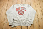 Vintage 1990s University Of Ohio State Collegiate Crewneck  Embroidered  NCAA Sweatshirt  Sportswear  Americana  Made In USA