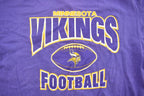 Vintage 1990s Minnesota Vikings NFL Graphic T-Shirt