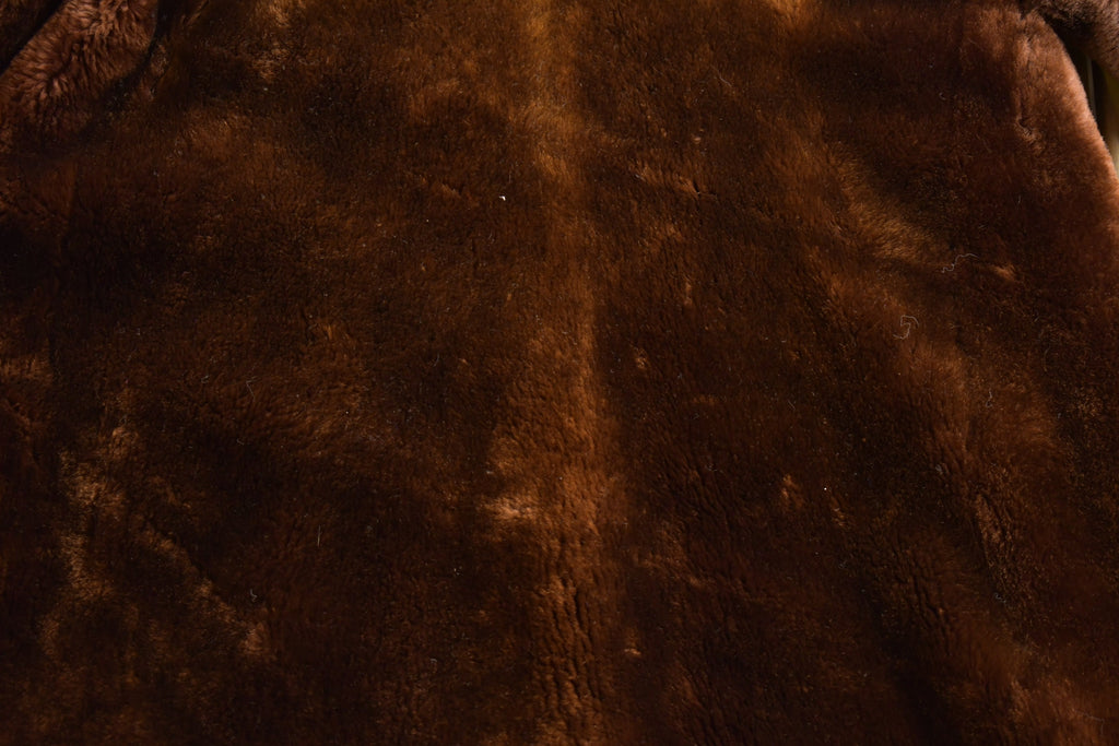 Vintage 1960s Full Length Shearling Fur Coat