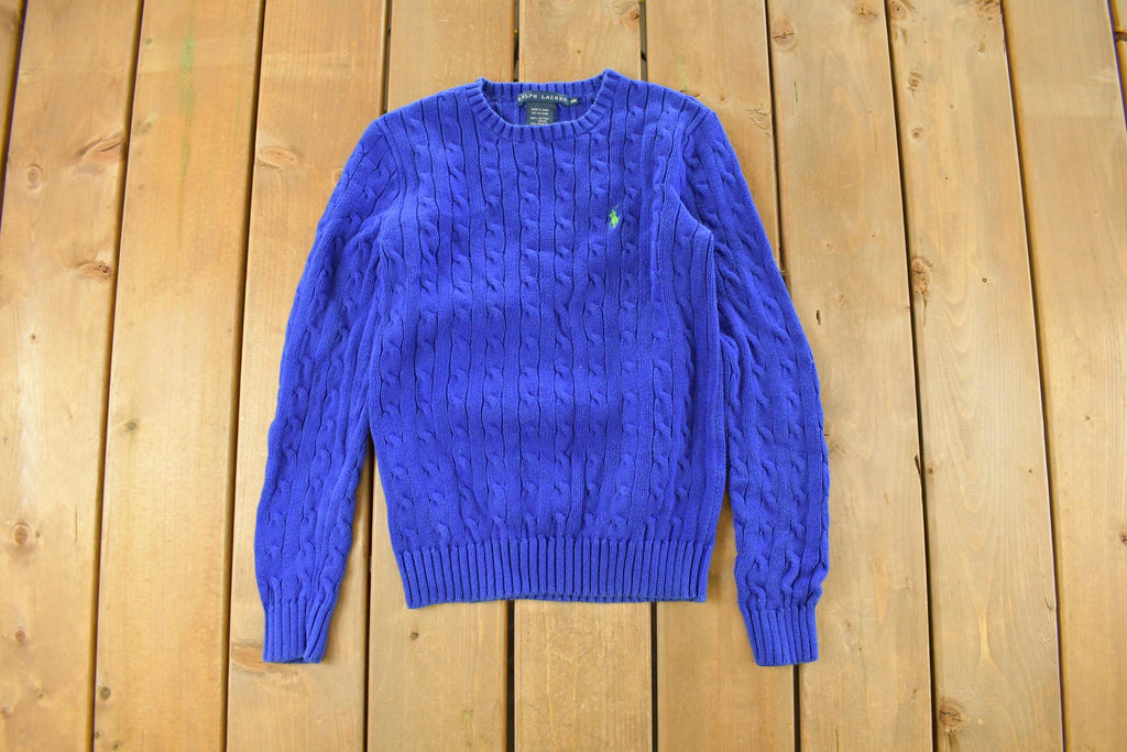 Vintage 1990s Polo Ralph Lauren Knit Sweater Youth Medium