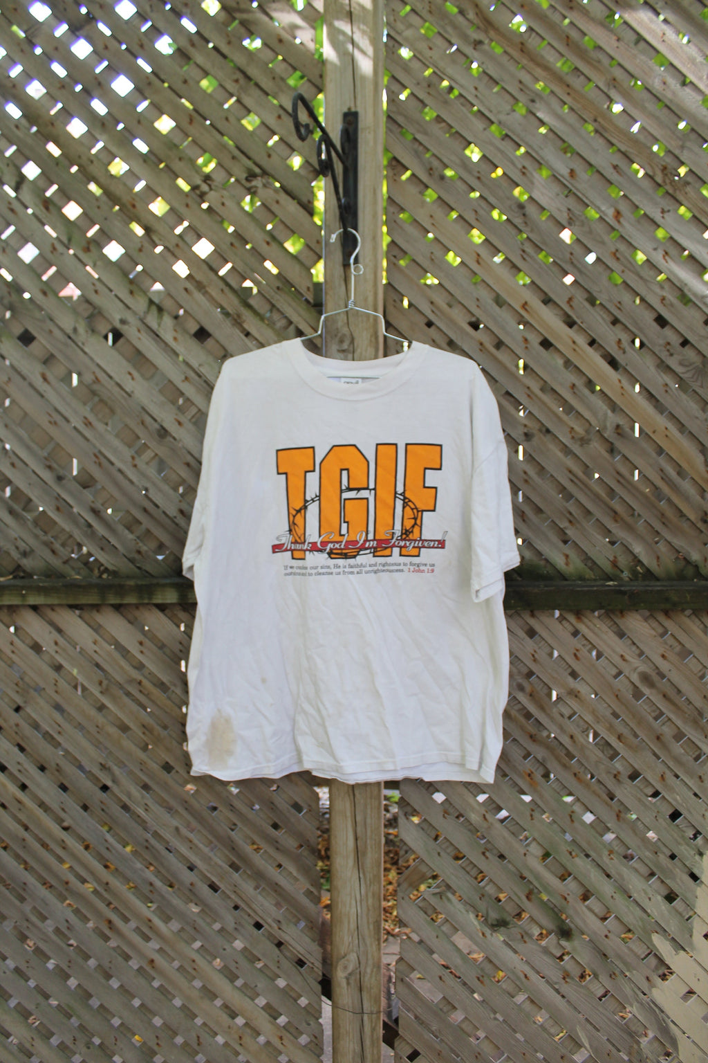 Vintage 1990s Thank God I'm Forgiven T-Shirt