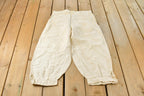 Vintage 1930s Linen Breeches Pants Trousers Men's 32 x 22.5