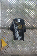 Vintage 1990s New York City Theme Button Up Shirt Statue Of Liberty Graphic