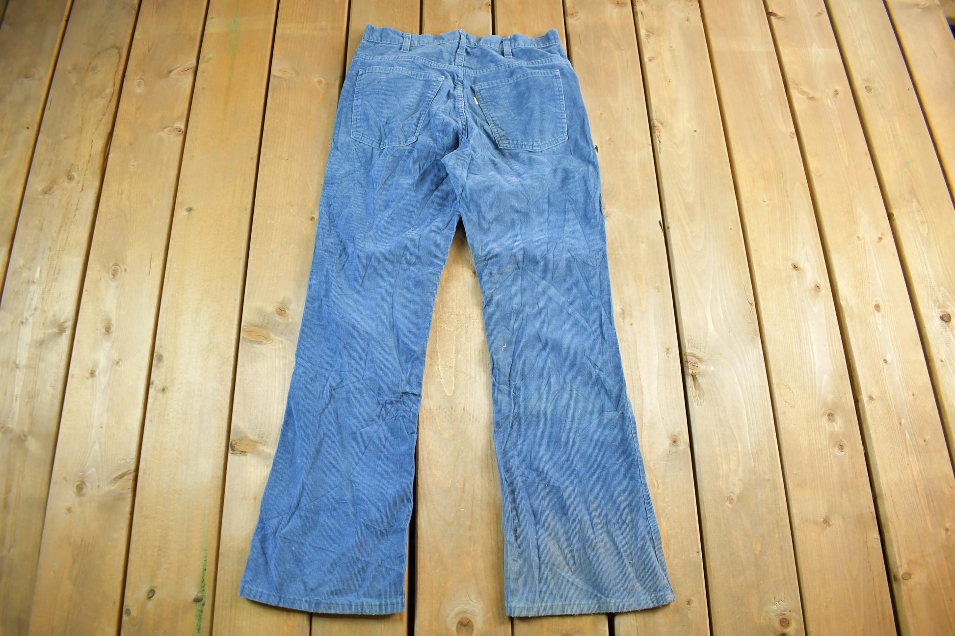 Vintage 1970s Levi's Bell Bottom Corduroy Flare Pants Size 31 x 30