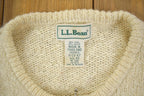 Vintage Y2K Knit LL Bean Wool Cardigan Sweater