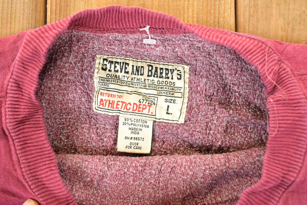 Vintage 1990s Minnesota University Steve And Barry's Crossgrain Crew Neck Sweater Men's L
