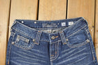 Vintage Deadstock Y2K Miss Me Bedazzled Low Rise Jeans Women's Size 26x31