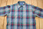 Vintage 1990s Pendleton Plaid Button Up Shirt