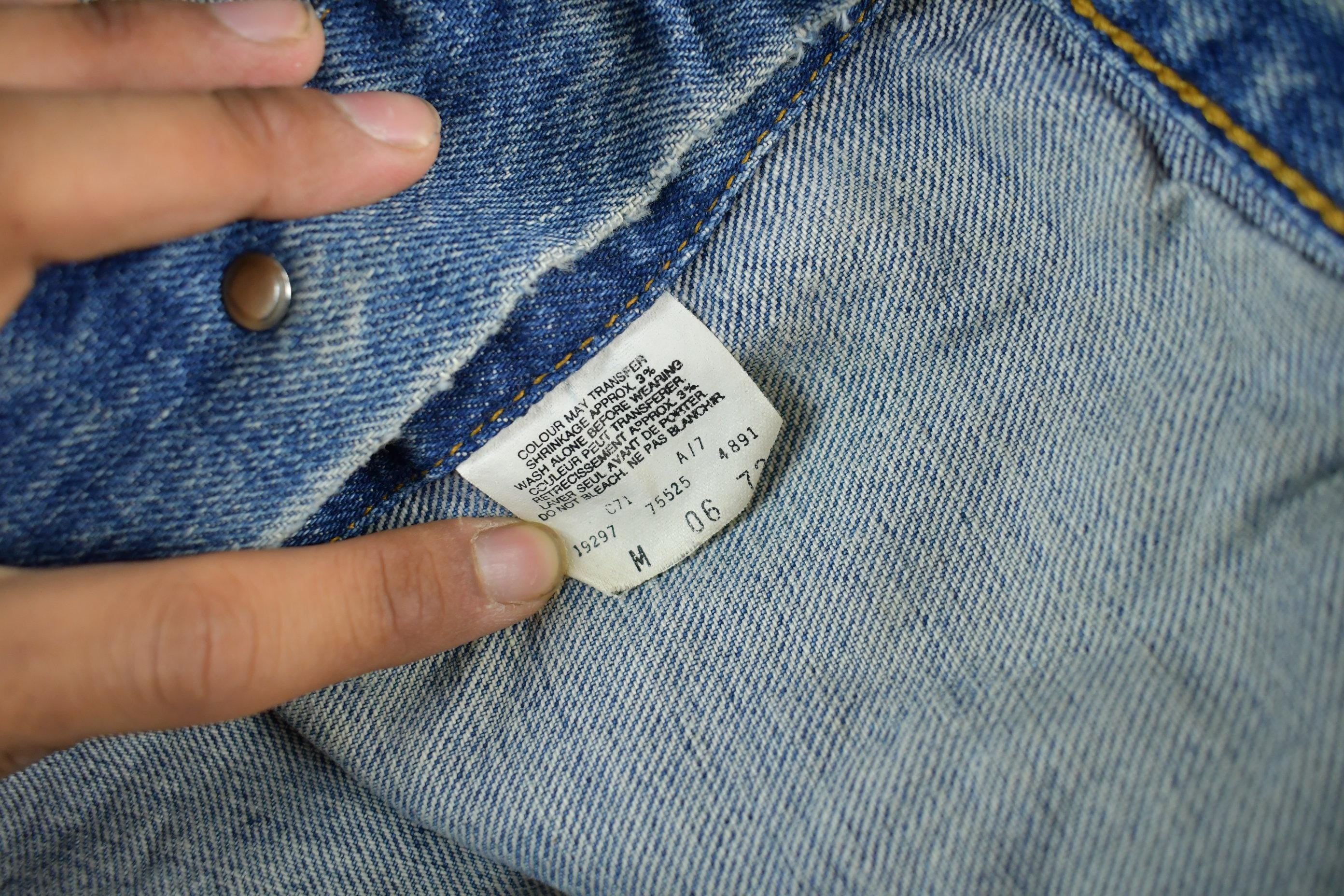 Vintage 1980s Levi's Denim Jean Trucker Jacket Men's Medium