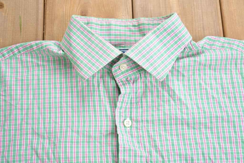 Vintage 1990s Polo Ralph Lauren Plaid Button Up Shirt