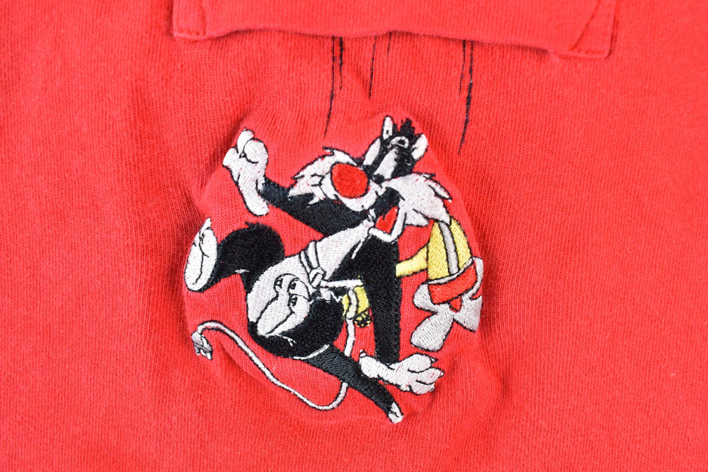 Vintage 1990s Sylvester And Tweety Bird Cartoon Promo Youth T-Shirt