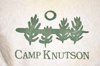 Vintage 1990s Camp Knutson Cross Grain Graphic Print Crewneck Sweatshirt Mens L