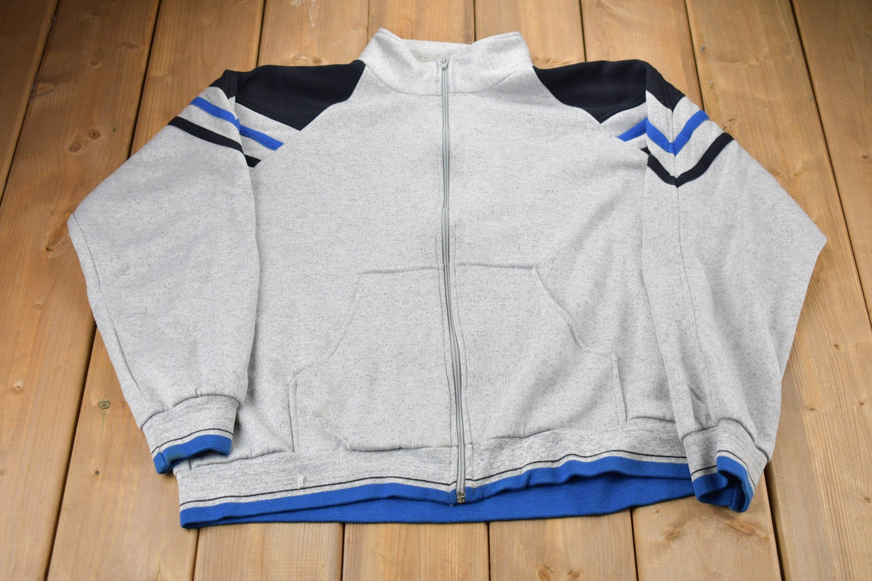 Vintage 1990 Trader Bay Full Zip Sweatshirt