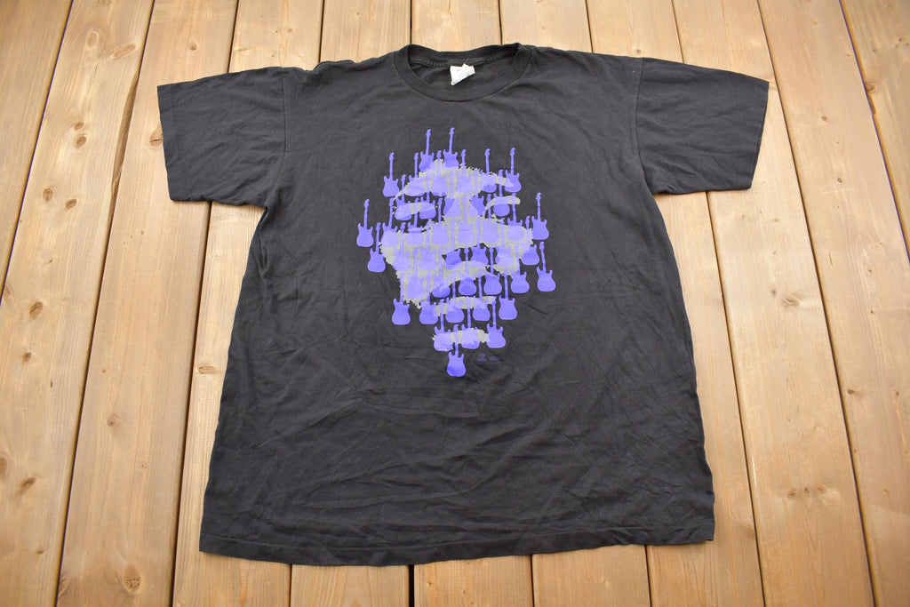 Vintage 1990s The Jimi Hendrix Electric Guitar Competition Graphic T-Shirt