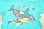 Vintage 1989 Minnesota Orca Souvenir T-Shirt Mens S
