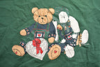 Vintage 1980s Cute Teddy Bear and Bunny Crewneck Sweater