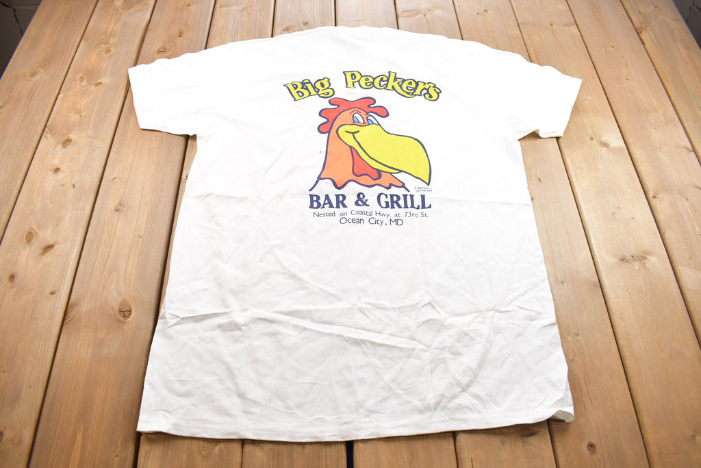 Vintage 1990s Big Pecker's Bar & Grill Souvenir T Shirt