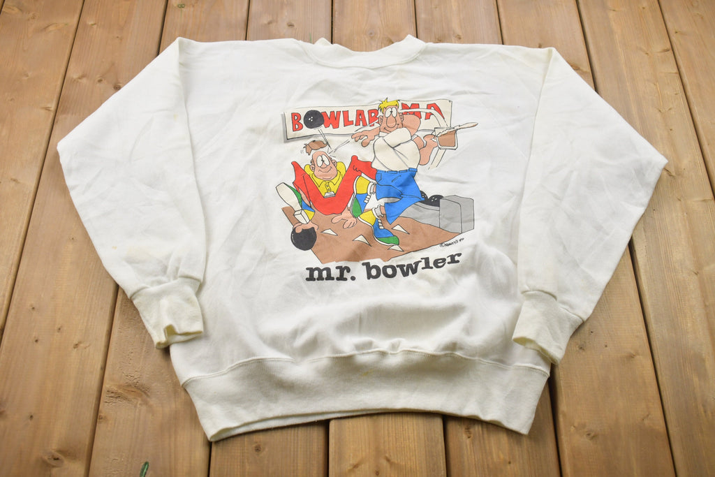 Vintage 1989 Bowlarama Crewneck Sweatshirt Made in USA