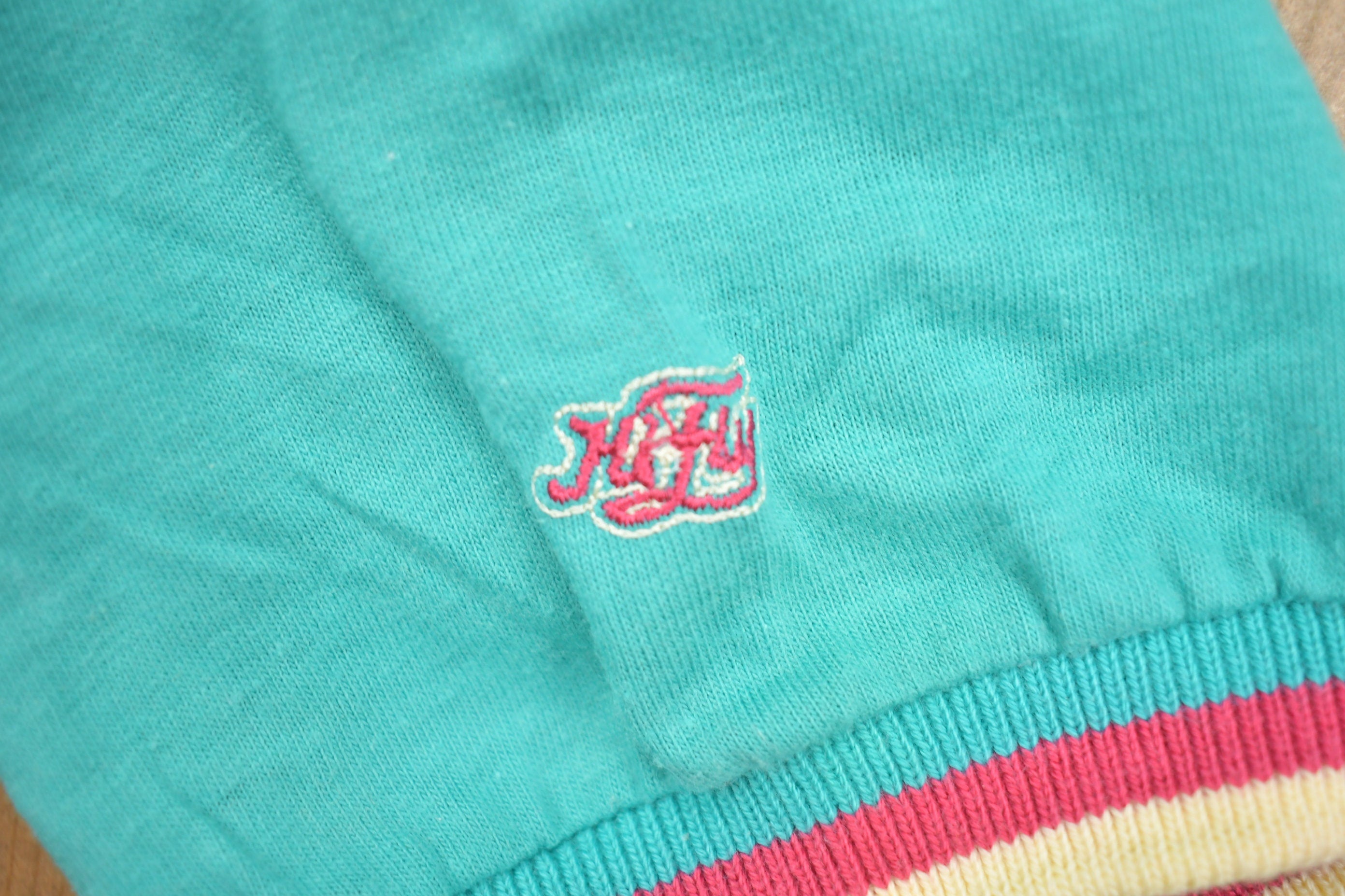 Vintage 1980s Tennis American Style Collared Polo Shirt