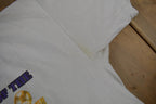 Vintage 2002 Los Angeles Lakers NBA 3 Peat Champs Graphic T-Shirt
