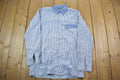 Vintage 1990s Blue Button Up Shirt