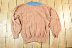 Vintage 1980s Ports International Wool Cable Knit Sweater Mens M