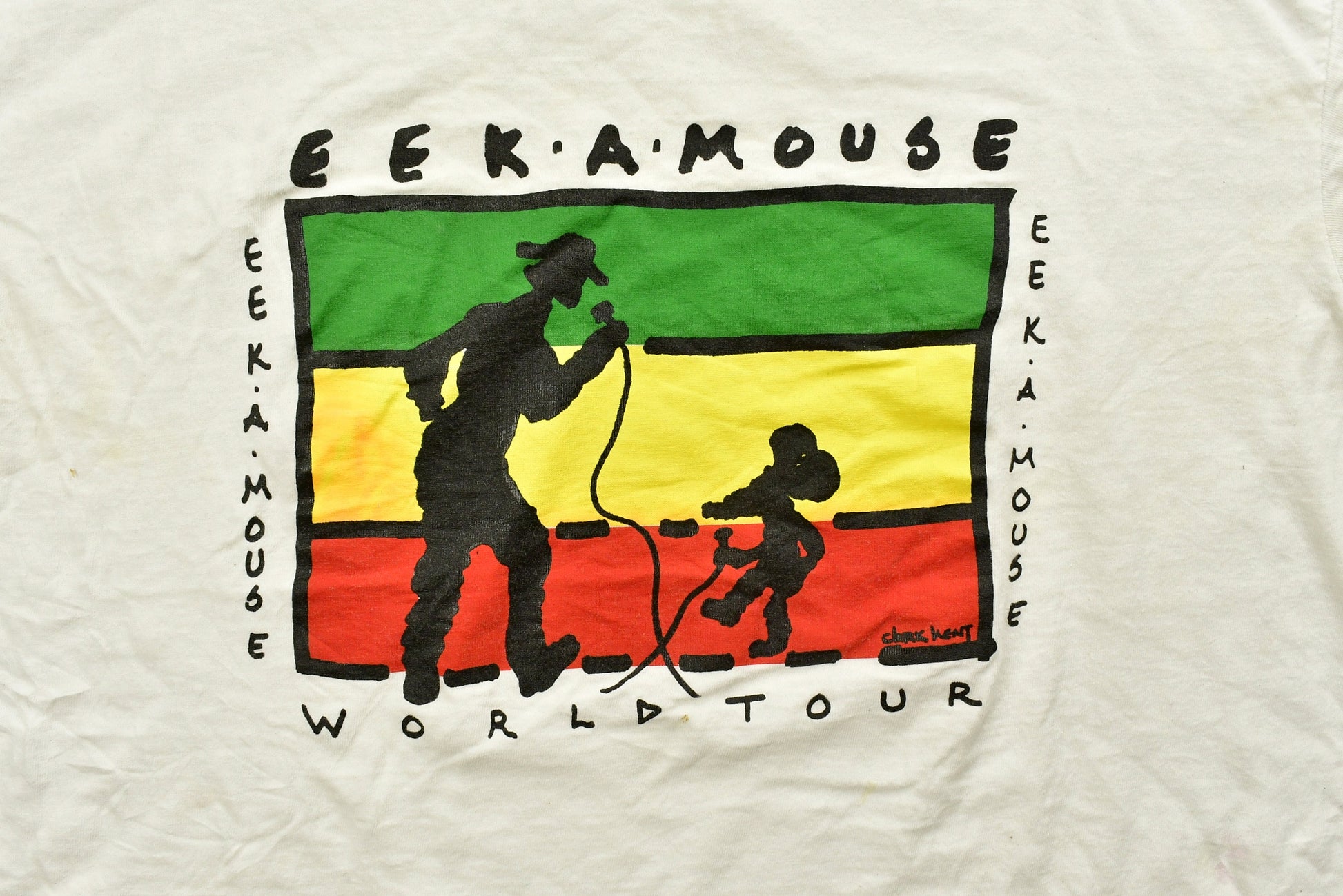 Vintage 90's EEK A MOUSE World Tour Reggae Band T-shirt