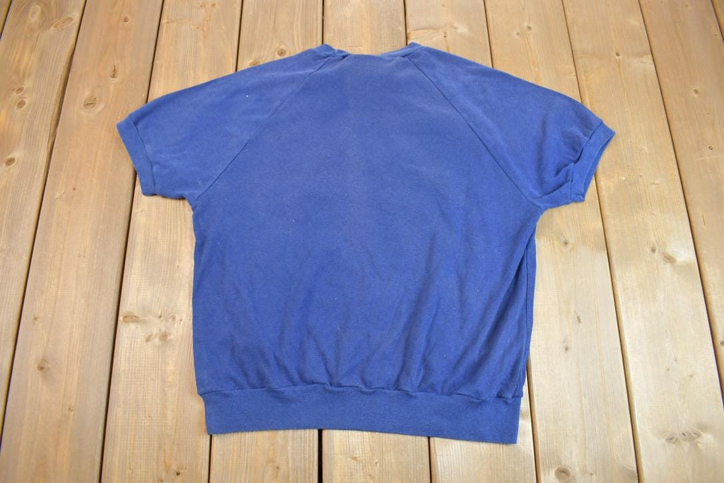 Vintage 1980s Swallow Sequin Short Sleeve Raglan Crewneck