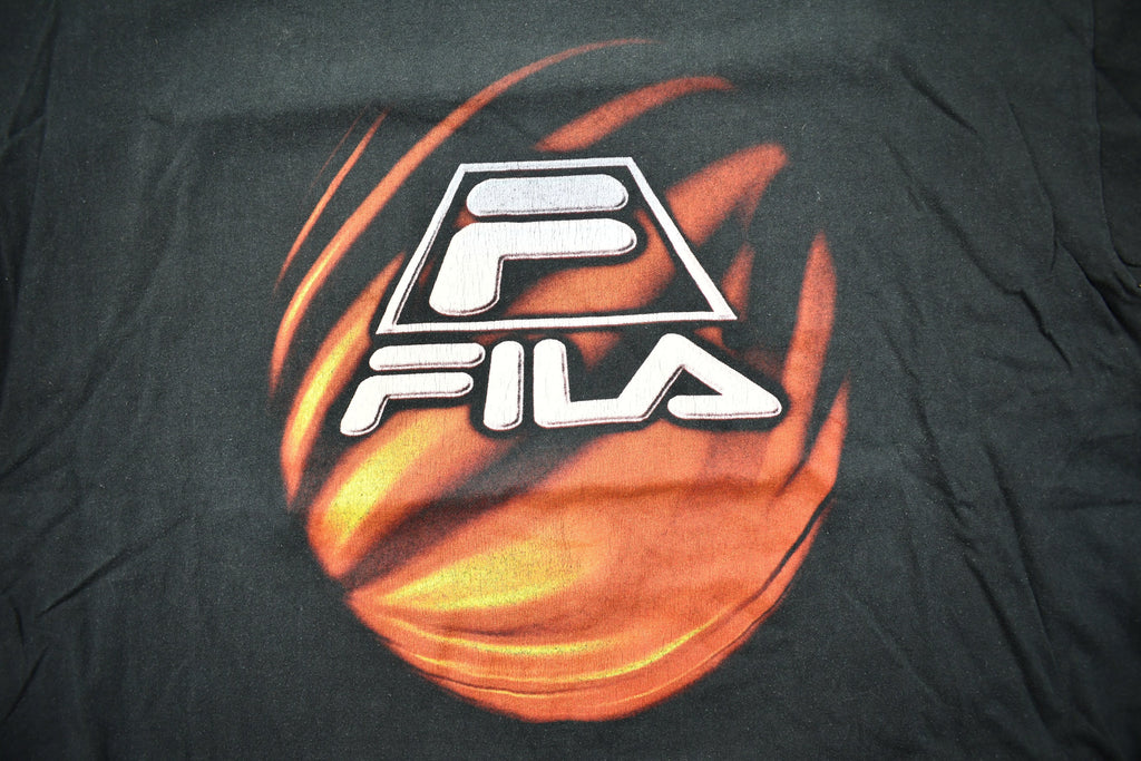 Vintage 1990s Fila Basketball Graphic T-Shirt