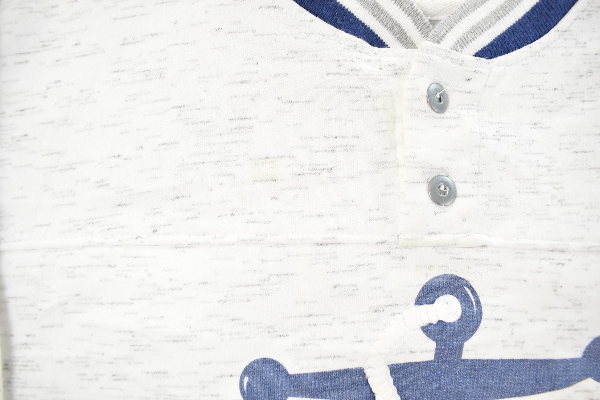 Vintage 1990s Anchor Sailing Henley Crewneck Sweatshirt Men's Medium