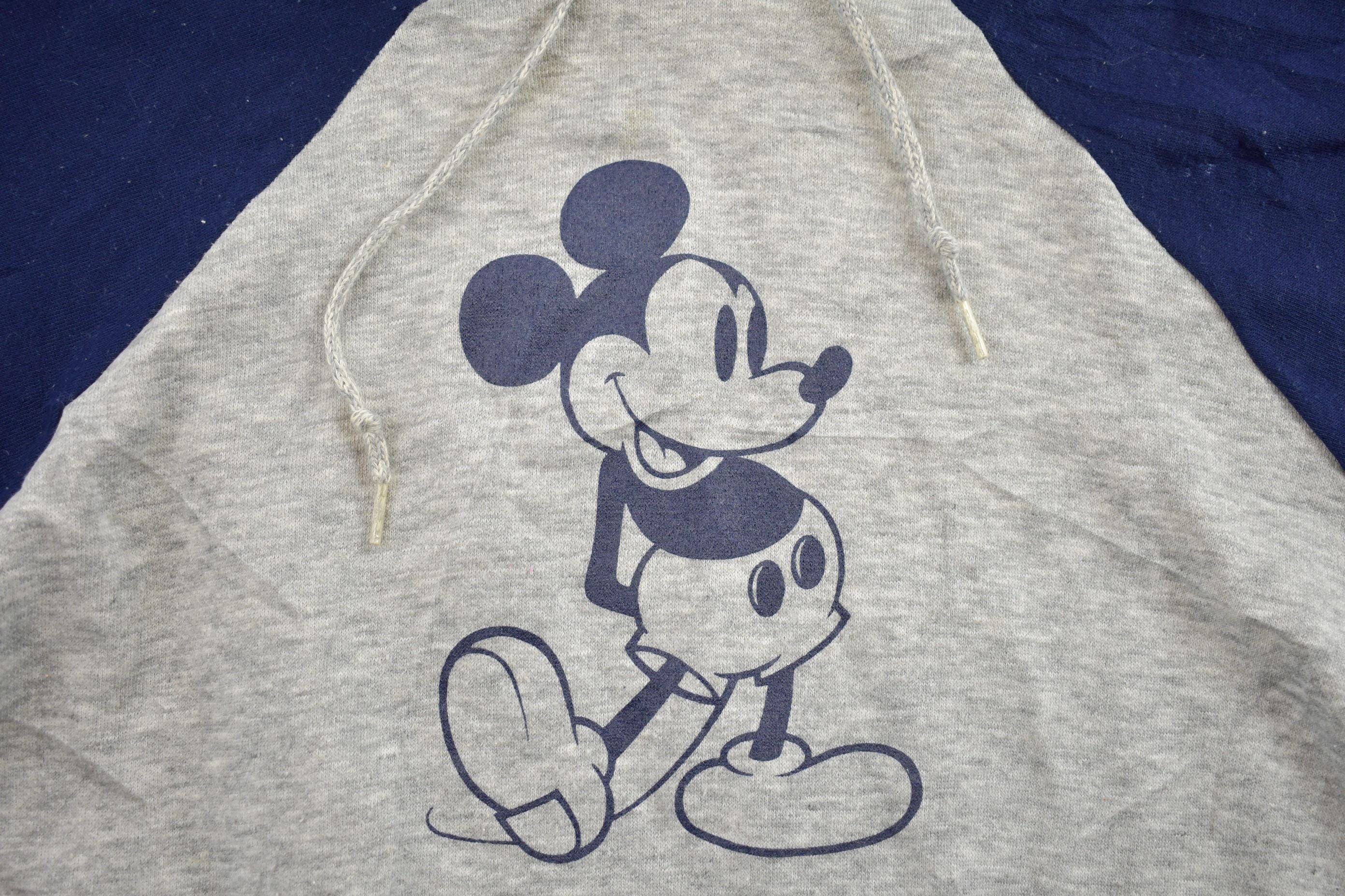 Vintage 1970s Mickey Mouse Hoodie  True Vintage  Florida  Velva Sheen  Made In USA