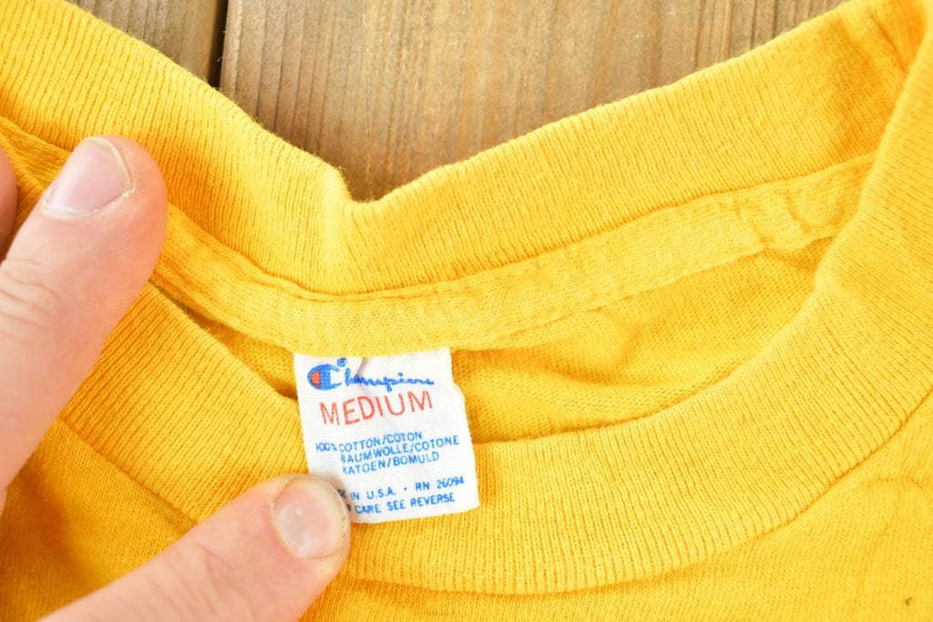 Vintage 1980s Champion Vermillion University Collegiate T-Shirt