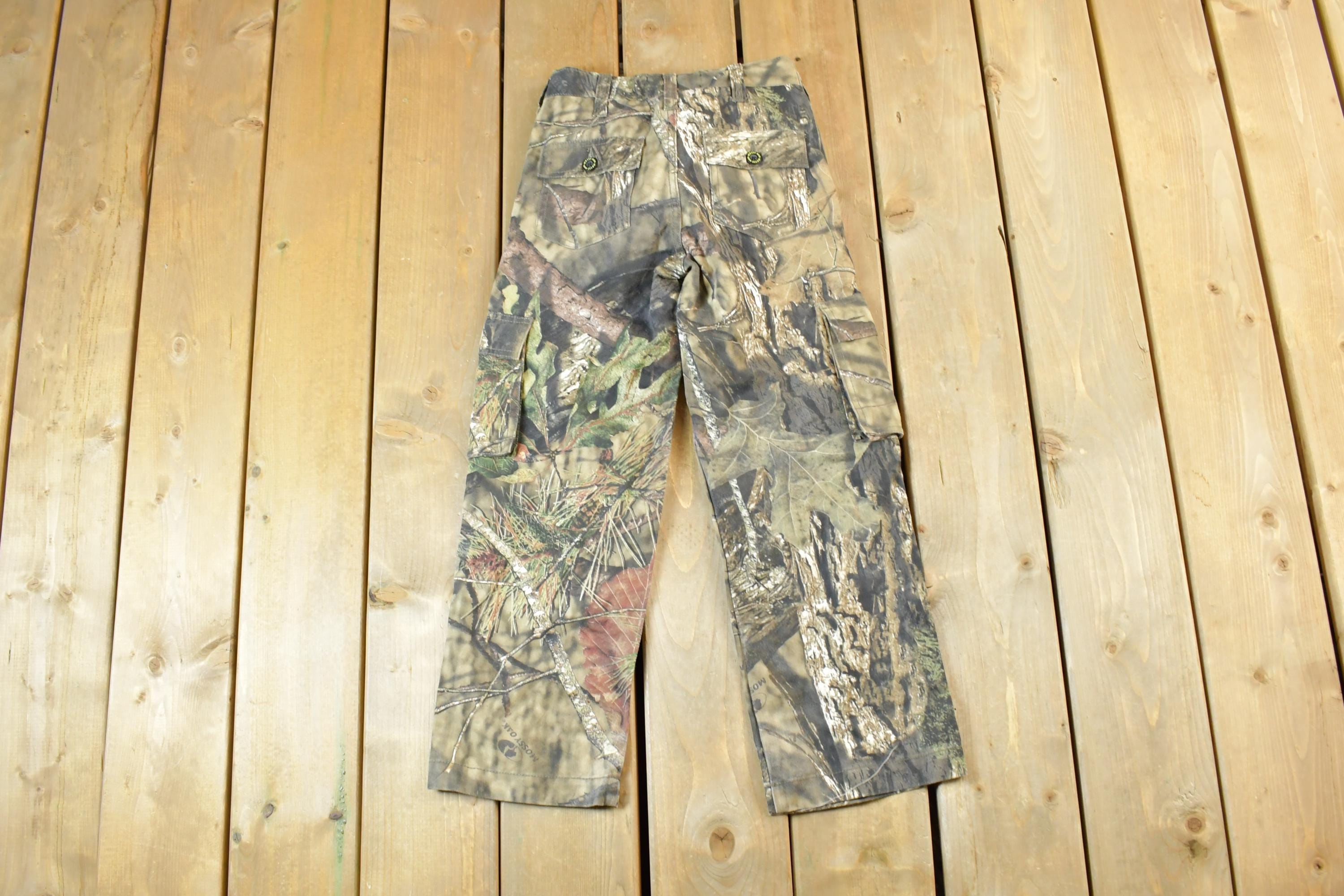 Vintage 1990s Mossy Oak Realtree Camouflage Cargo Pants Size Youth