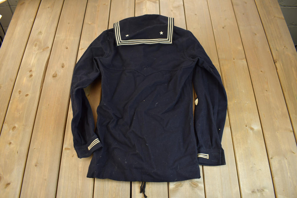Vintage 1940s Navy Naval Wool Sweater /