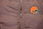 Vintage 1990s Pro Player Cleveland Browns Embroidered Reversible Bomber