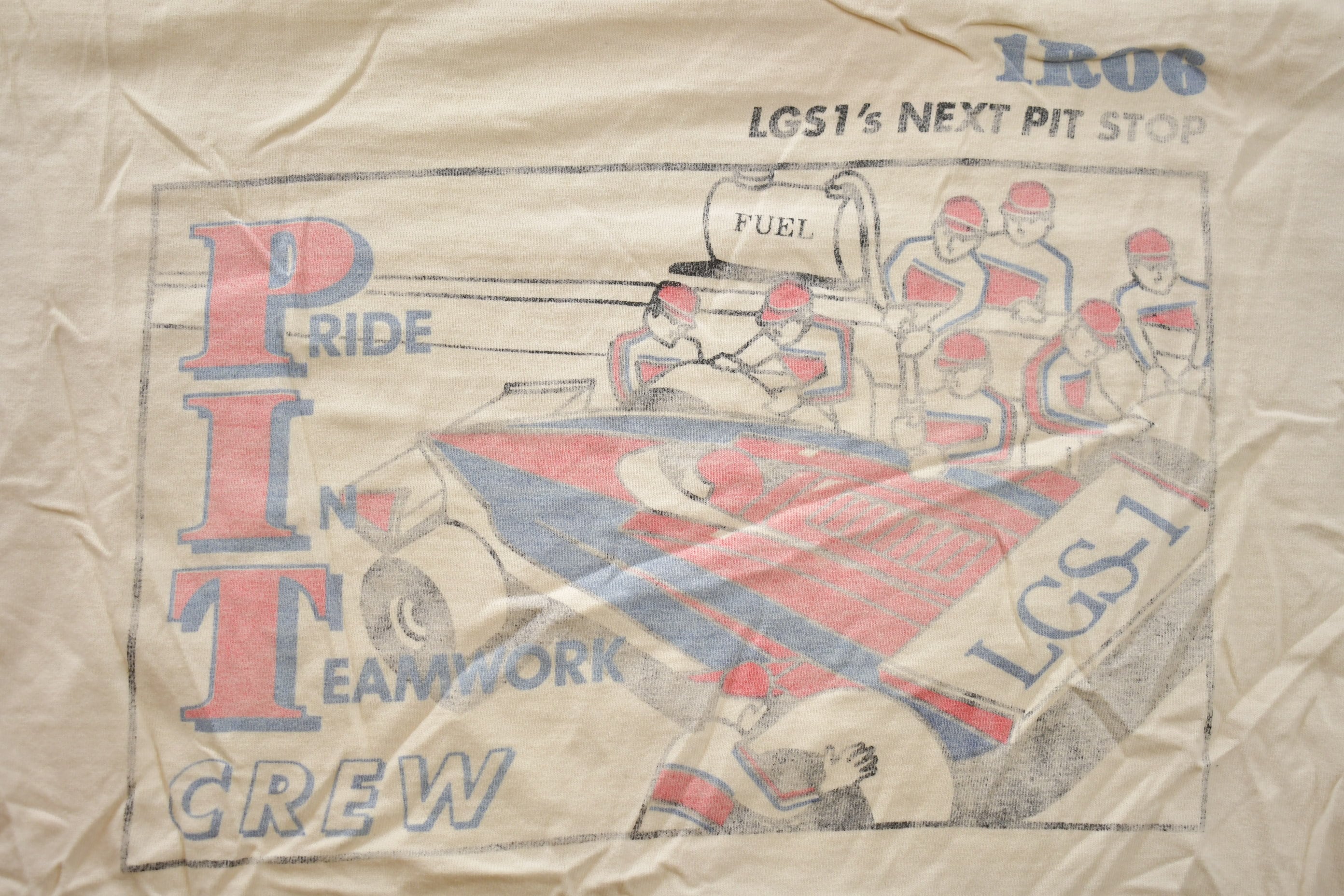 Vintage 1996 Pride In Teamwork LGS Crew Racing Graphic T-Shirt
