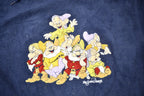 Vintage 1990s The Seven Dwarves Embroidered Fleece Hoodie