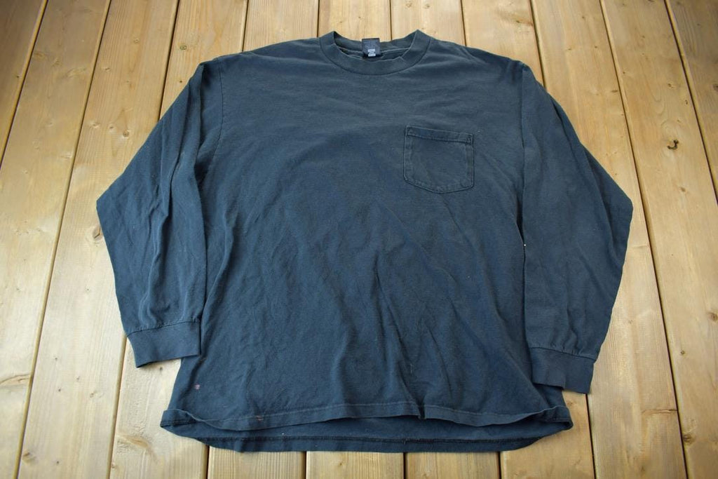 Vintage 1990s Union Till I Die USW Local 571 Long Sleeve Graphic T-Shirt