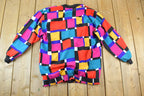 Vintage 1990s Art Deco Button Up Cardigan