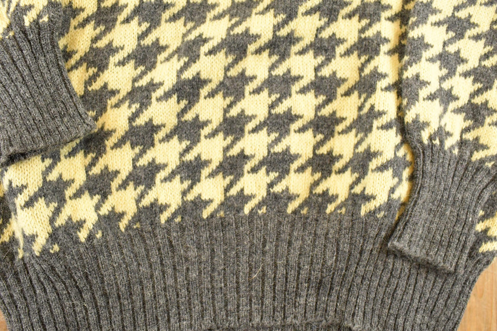 Vintage 1990s Crew Shetland Wool Knit Crewneck Sweater Mens M /