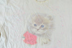 Vintage 1990s Flower Kitty Neon Graphic T-Shirt