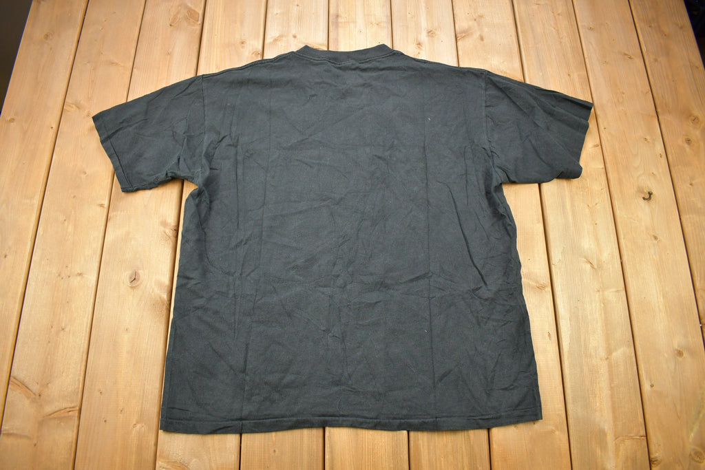Vintage 1997 The Three Stooges Just Say Moe Graphic Promo T-shirt