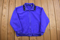 Vintage 1990s Aztec Accent Zip Up Sweatshirt