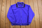 Vintage 1990s Aztec Accent Zip Up Sweatshirt