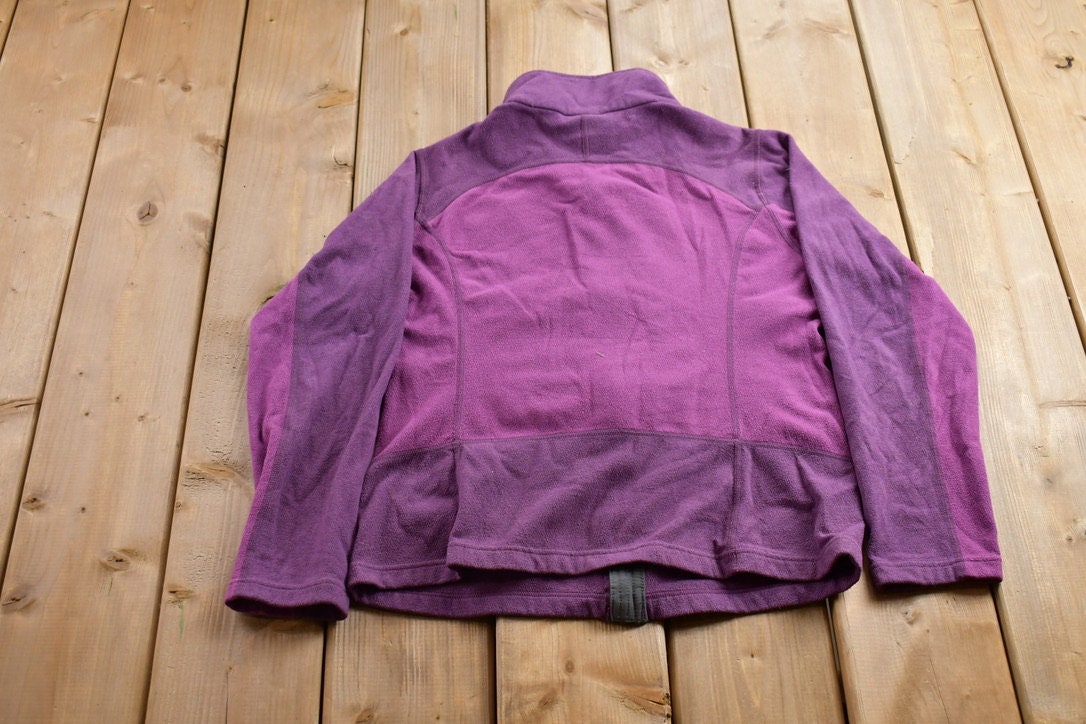 Vintage 1990s Patagonia Purple Fleece Sweater / Outdoorsman / 90s Sweater / Streetwear / Hiking / Fleece Zip up / Patagonia Vintage