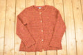 Vintage 1990s Peruvian Connection Abstract Knit Cardigan Sweater Women's M