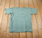 Vintage 1990s The Buckeye State Ohio Embroidered Souvenir Travel T Shirt Made In USA Size XL