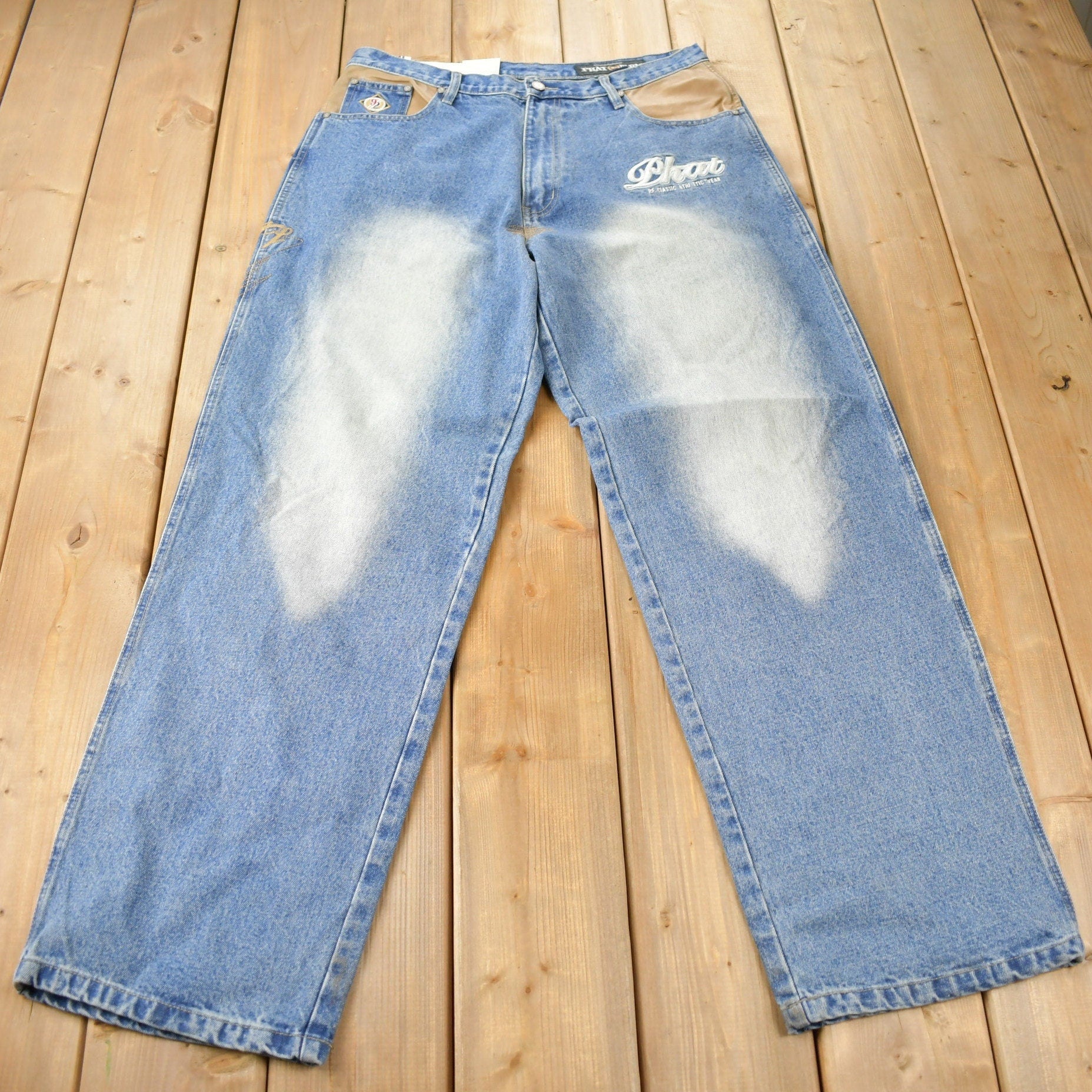 Vintage Y2K Deadstock Phat Farm Hip Hop Jeans Size 36